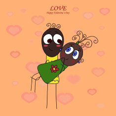 Valentine card N106