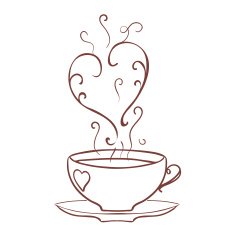 Have a nice day background with cup of tea N5