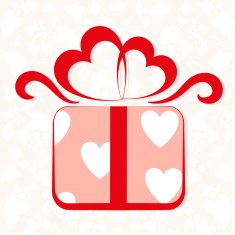 gift box with hearts N3
