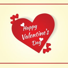 February 14 Happy Valentines Day Card N46