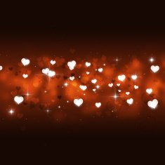 Valentine Hearts Red Card