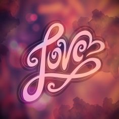 Love hand lettering - handmade calligraphy N3