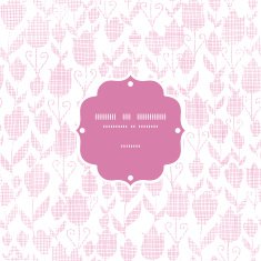Pink textile tulips texture frame seamless pattern background