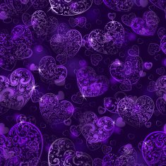 Seamless pattern of hearts N56