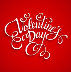 Typography Valentine's Day cards N11