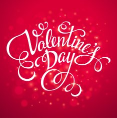Typography Valentine's Day cards N12