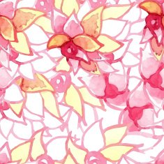 Watercolor Flowers N130