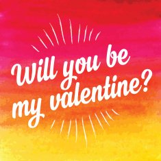 Valentine's Day poster Love quote N39