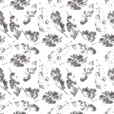 beautiful pattern of colorful leaves painted in watercolor N3