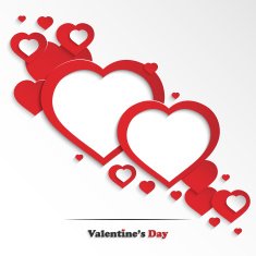 Abstract Valentine's day greeting card N2