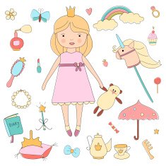 Vintage My little princess set N2