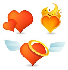Valentine Day Heart Icons