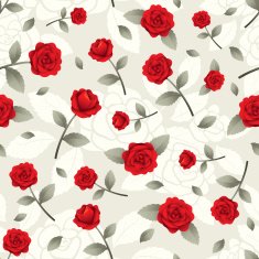 Roses Vintage Seamless Pattern
