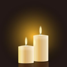 Glowing background with candle lights N3