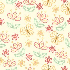 floral seamless pattern N673