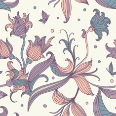 Seamless vector floral pattern N39