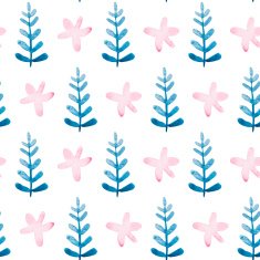 Watercolor seamless pattern N74