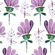 Watercolor seamless pattern N75