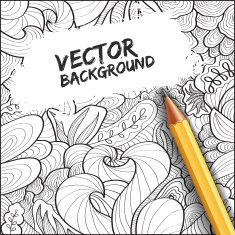 abstract ornament background concept with glasses banner vector illustration design N4