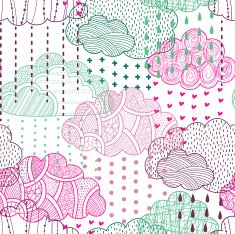 Rain seamless pattern N13