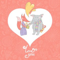 Valentine greeting card N19