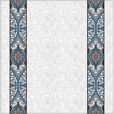 lace border stripe in ornate floral background vector illustrat N21