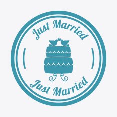 wedding label N35