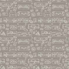 Suitcases Seamless background N5