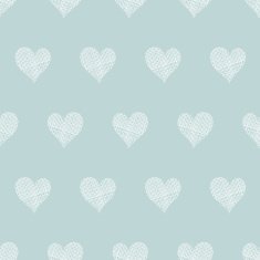White lace hearts textile texture seamless pattern background