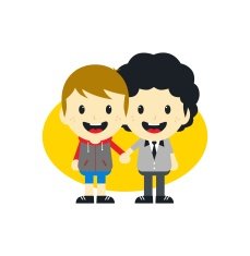 adorable gay cartoon character N9