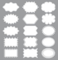 Vintage labels set N28