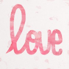 Watercolor painted love backgound N3