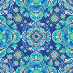 Seamless ethnic pattern in vintage style N2