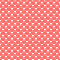 Romantic seamless pattern with hearts Vector illustration Background N16