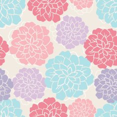 Seamless pattern with flowers N93