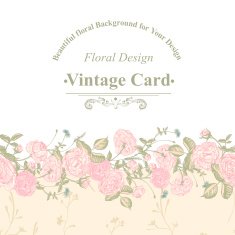 Seamless Border of blossom roses N10