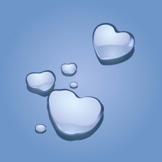Iced Melting Hearts