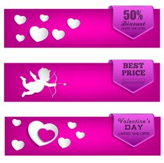 Valentine's day sale banners N2