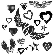 Hearts and wings N3