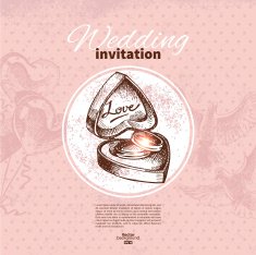 wedding invitation N151