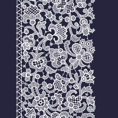 White Lace Seamless Pattern N9