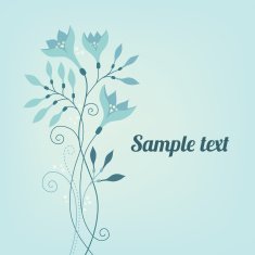 Floral Greeting Card N100