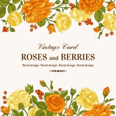 Invitation with roses N5