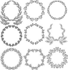 Floral wreaths N14
