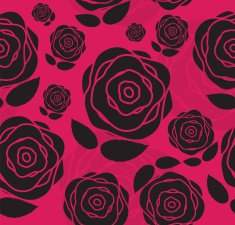 Floral Seamless Pattern Background for Wedding and Birthday Vec N25