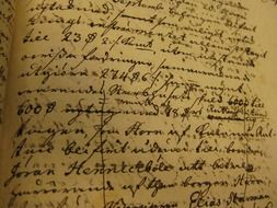 Old Swedish calligraphy
