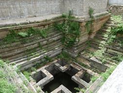 Landscape of temple tank