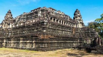 The temple complex of Angkor in Cambodia