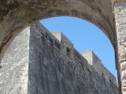 arched entrance near the castle