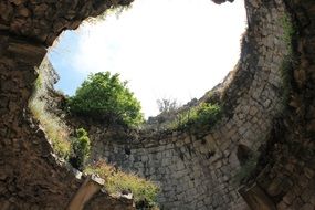 ruins of a fortress in Abkhazia